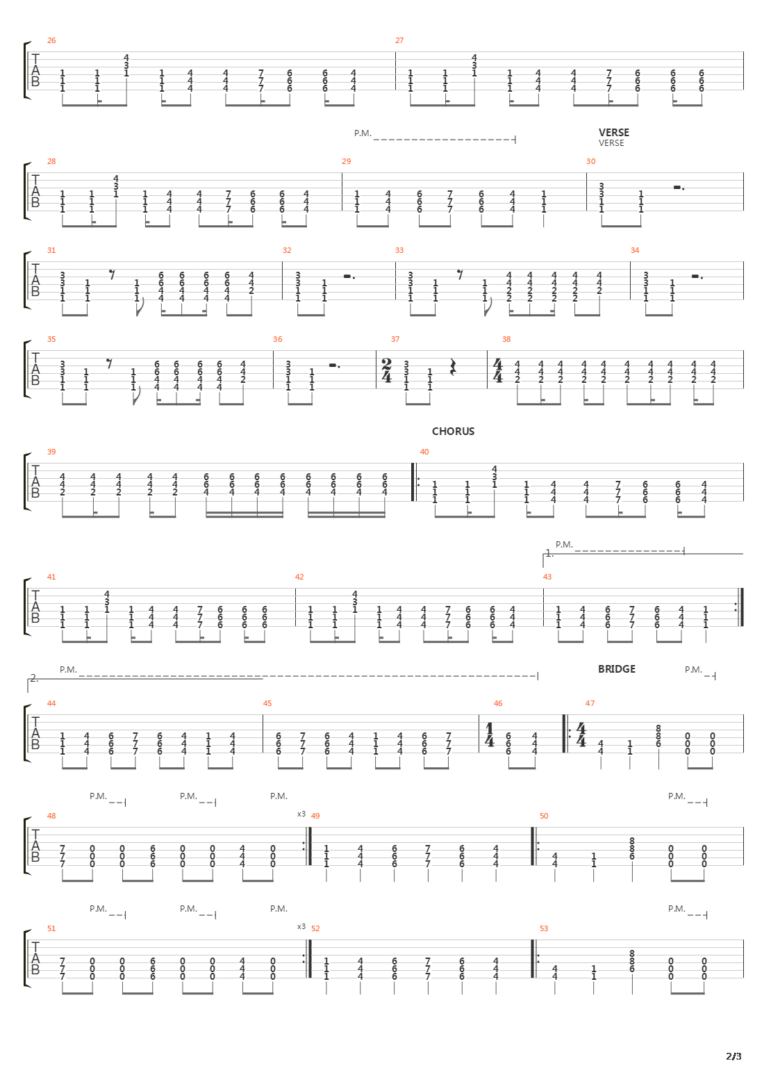 State Of The Union吉他谱