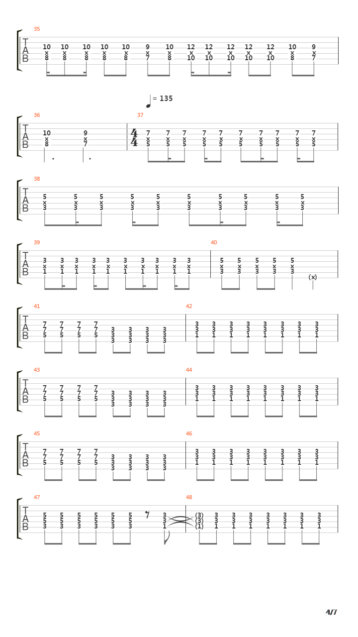 The Strength To Go On吉他谱