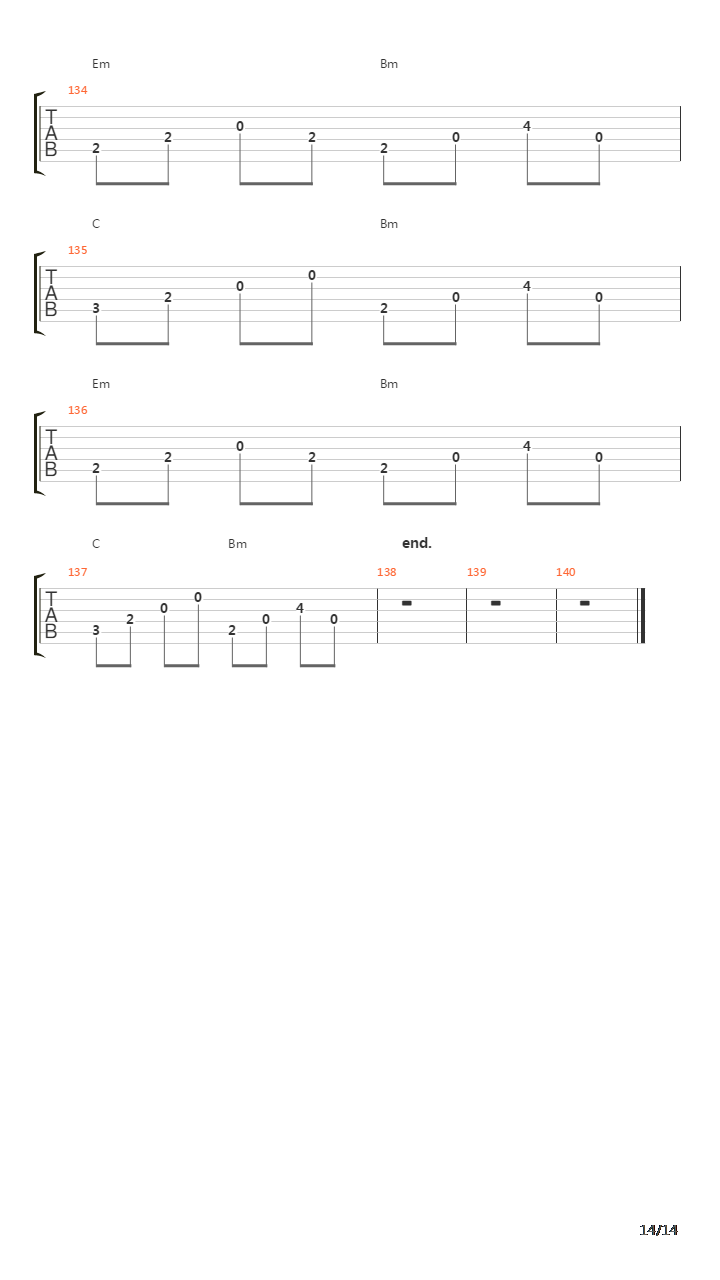 Concertina吉他谱