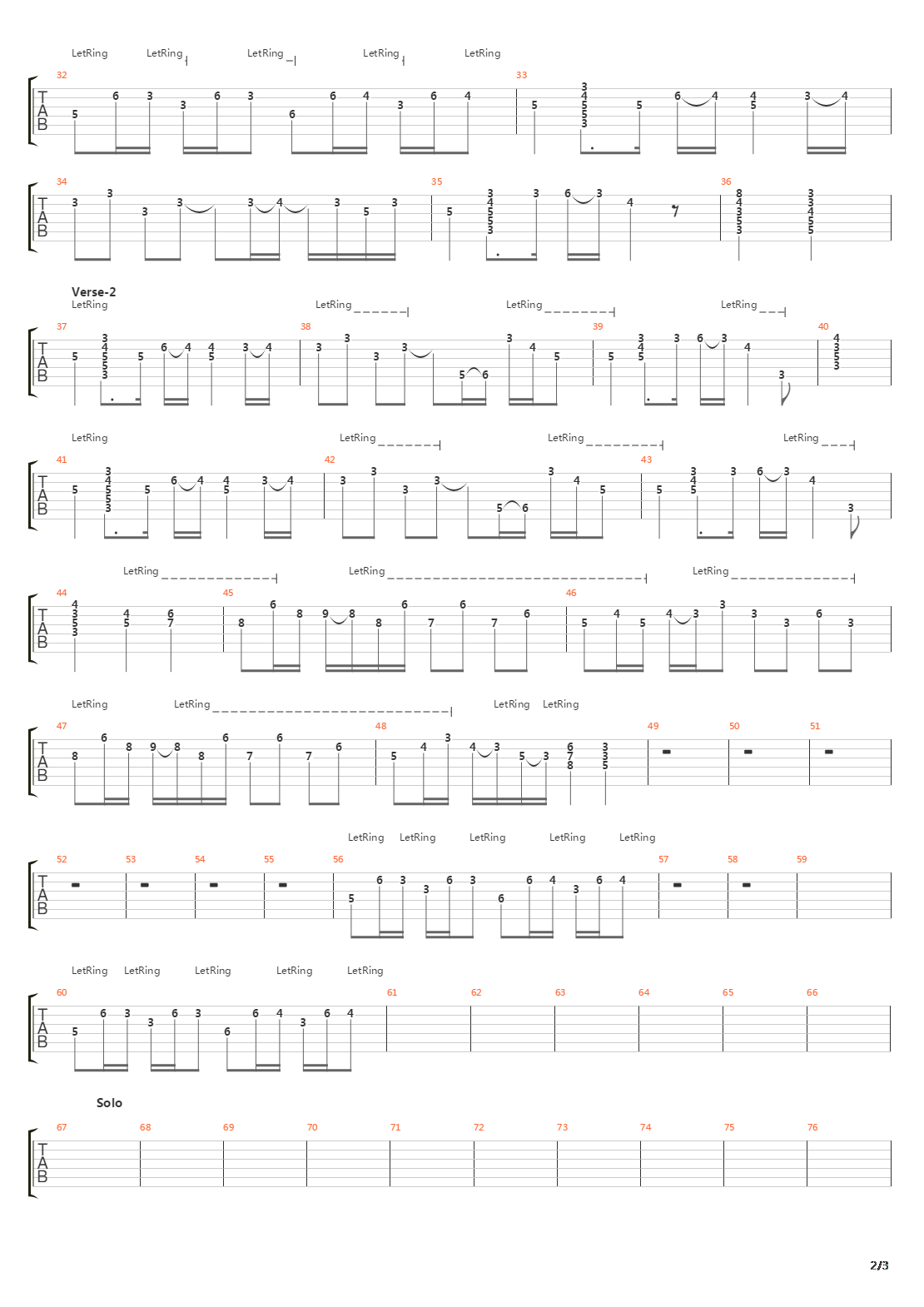 Wasted Time吉他谱