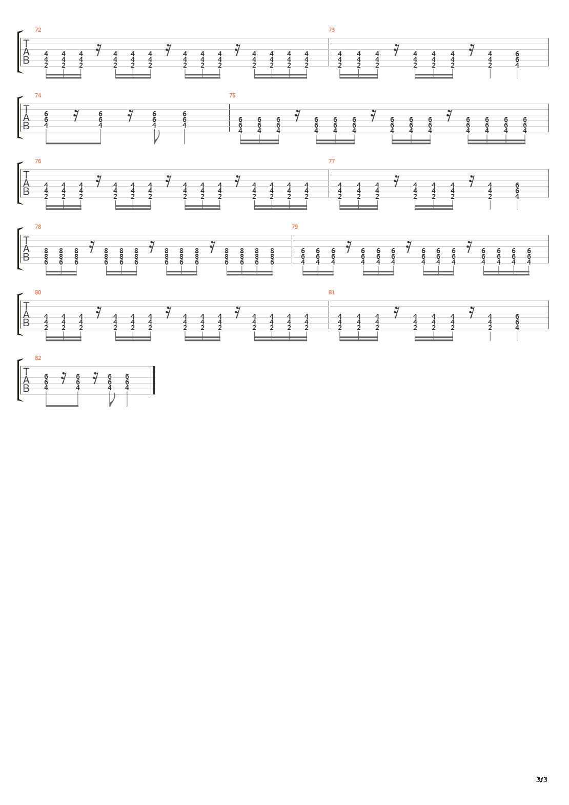 One吉他谱