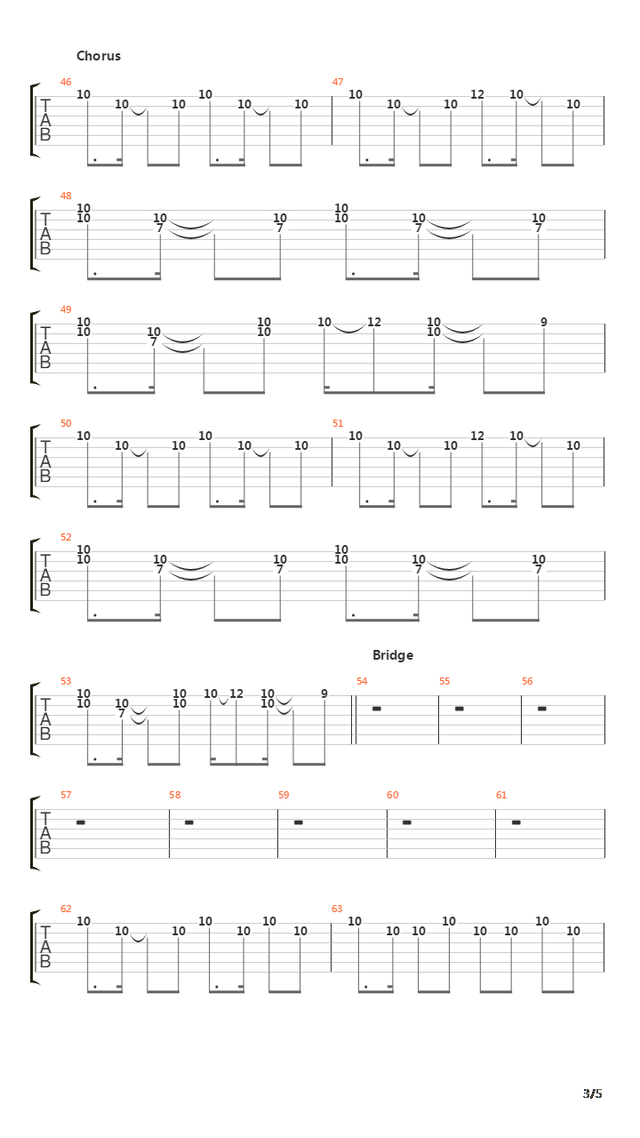 One吉他谱