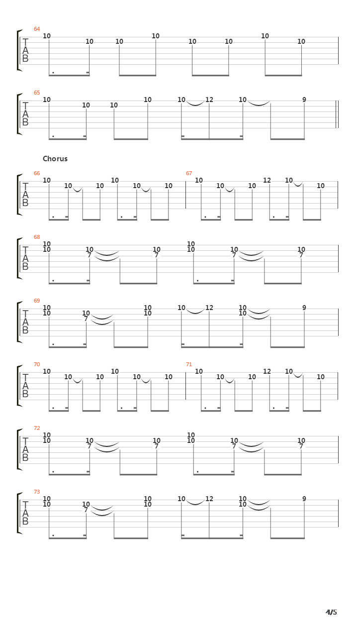One吉他谱