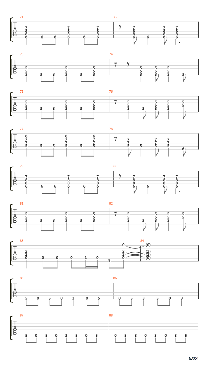 Anastasia吉他谱