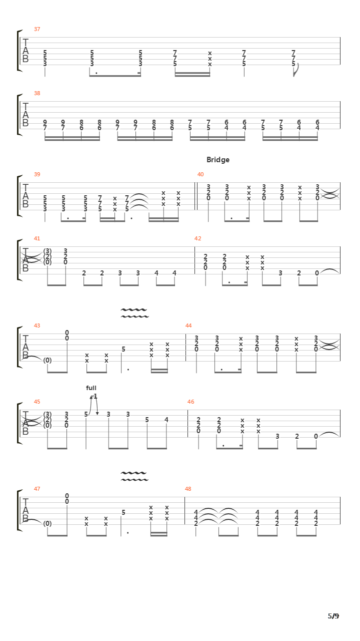 Carolina吉他谱