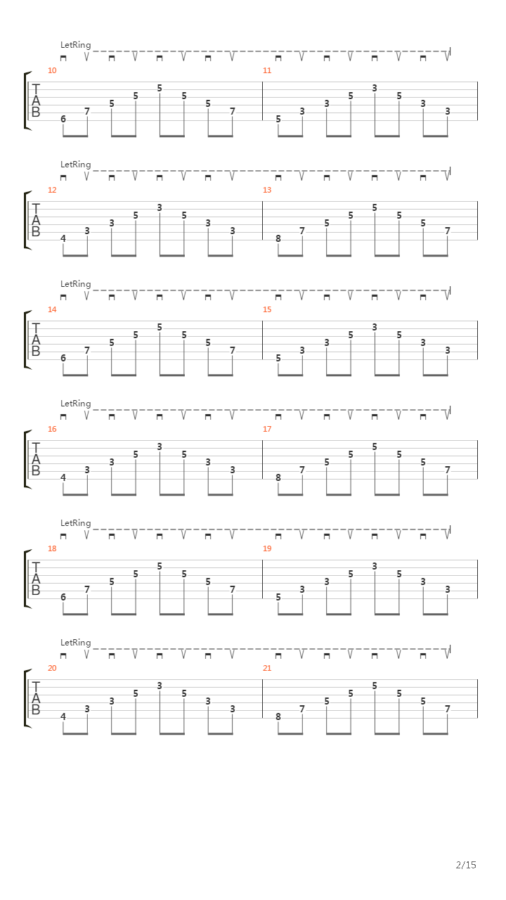 Far And Away吉他谱