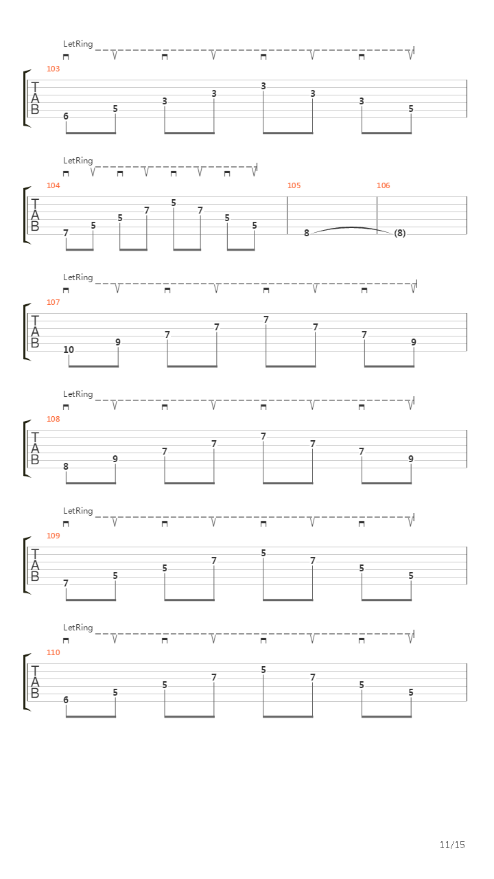 Far And Away吉他谱