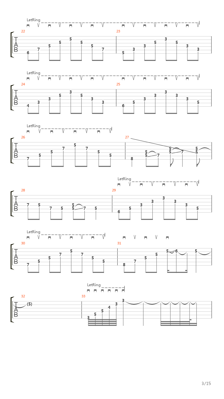 Far And Away吉他谱