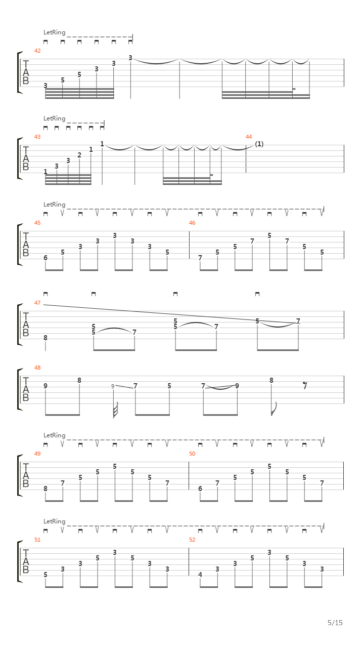 Far And Away吉他谱