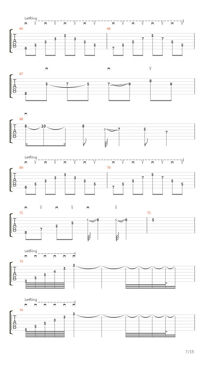 Far And Away吉他谱