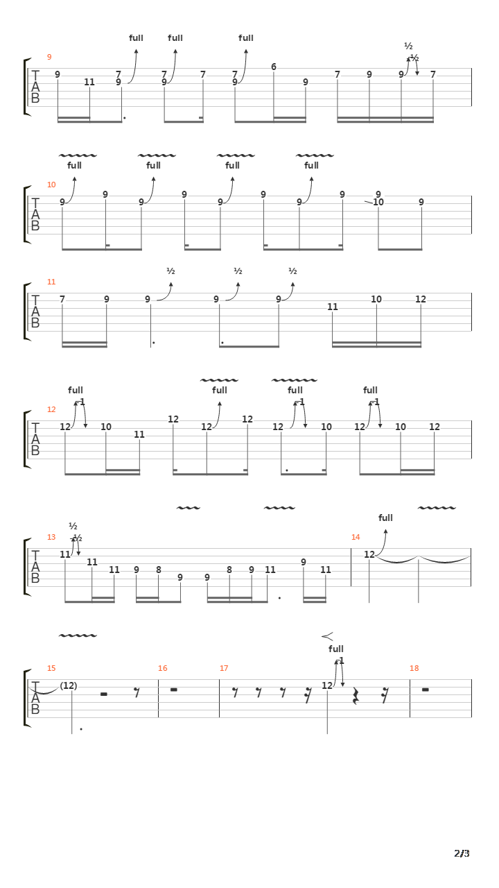 Gotten吉他谱