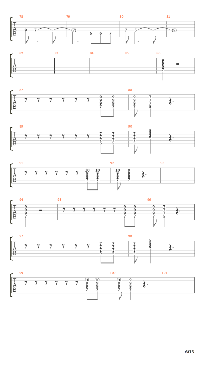 Sahara吉他谱