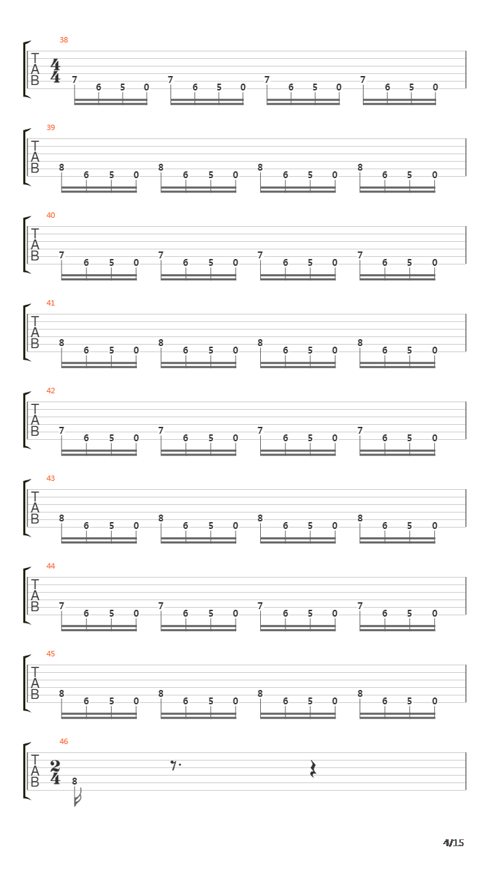 Undead吉他谱