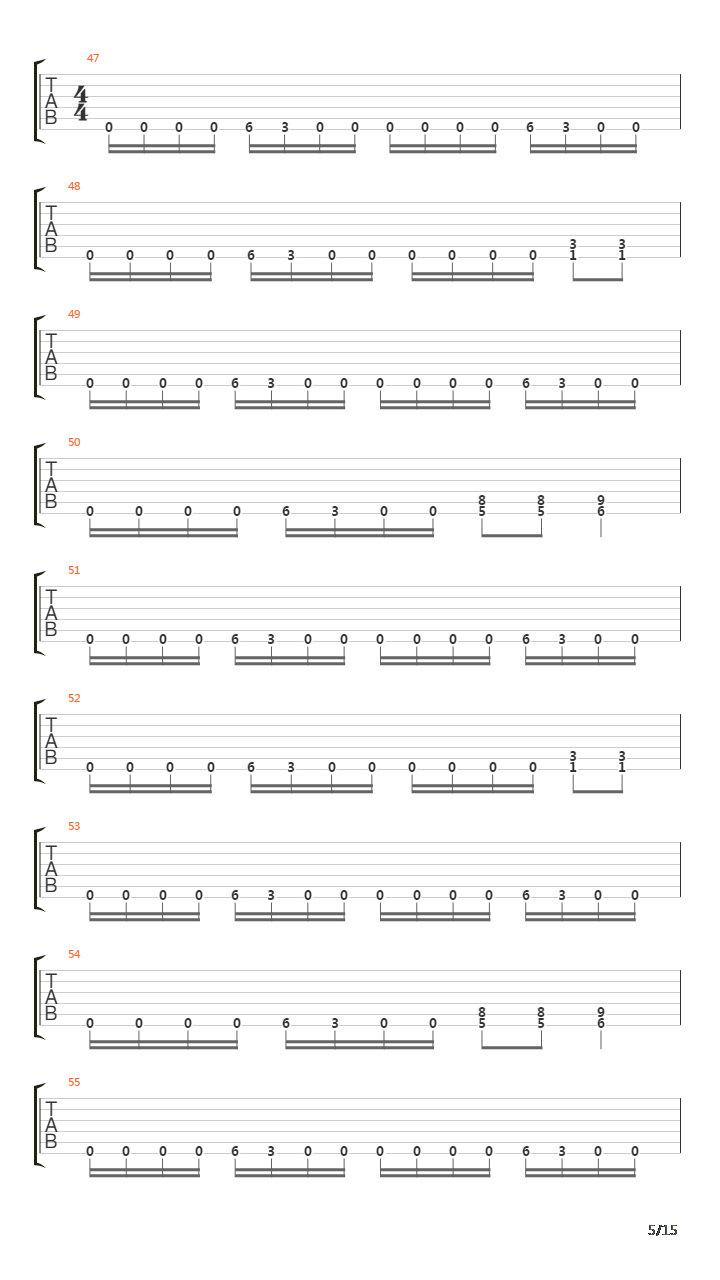 Undead吉他谱