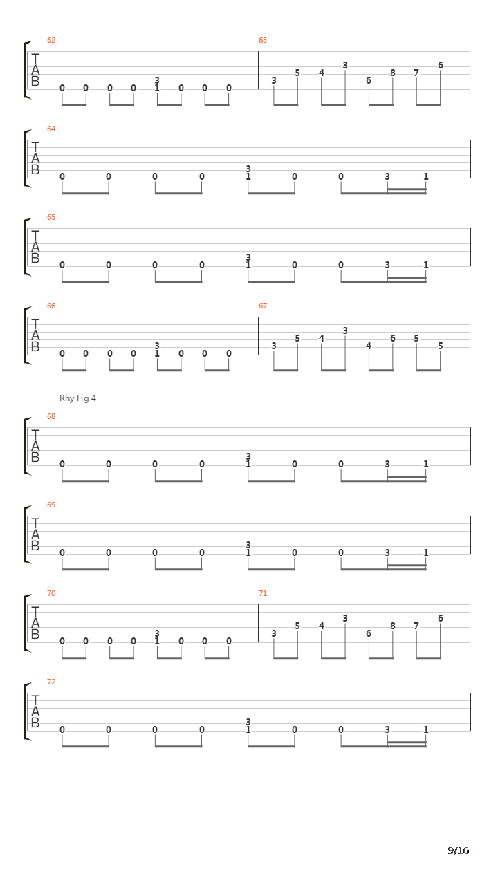 At Dawn They Sleep吉他谱