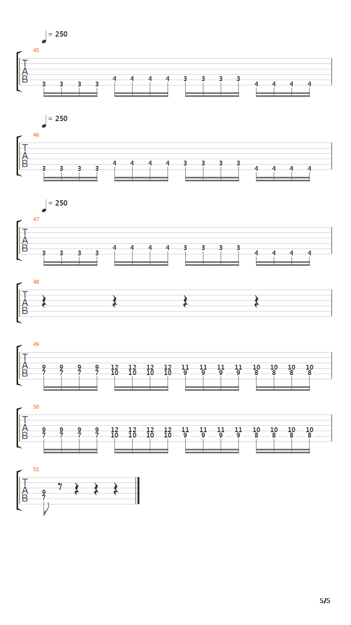 Ddamm吉他谱