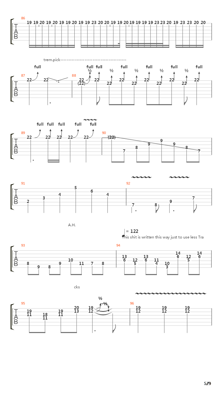 Gemini吉他谱