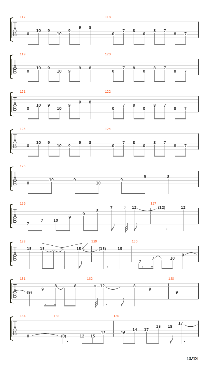 Ghosts Of War吉他谱