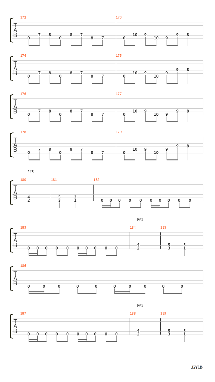 Ghosts Of War吉他谱