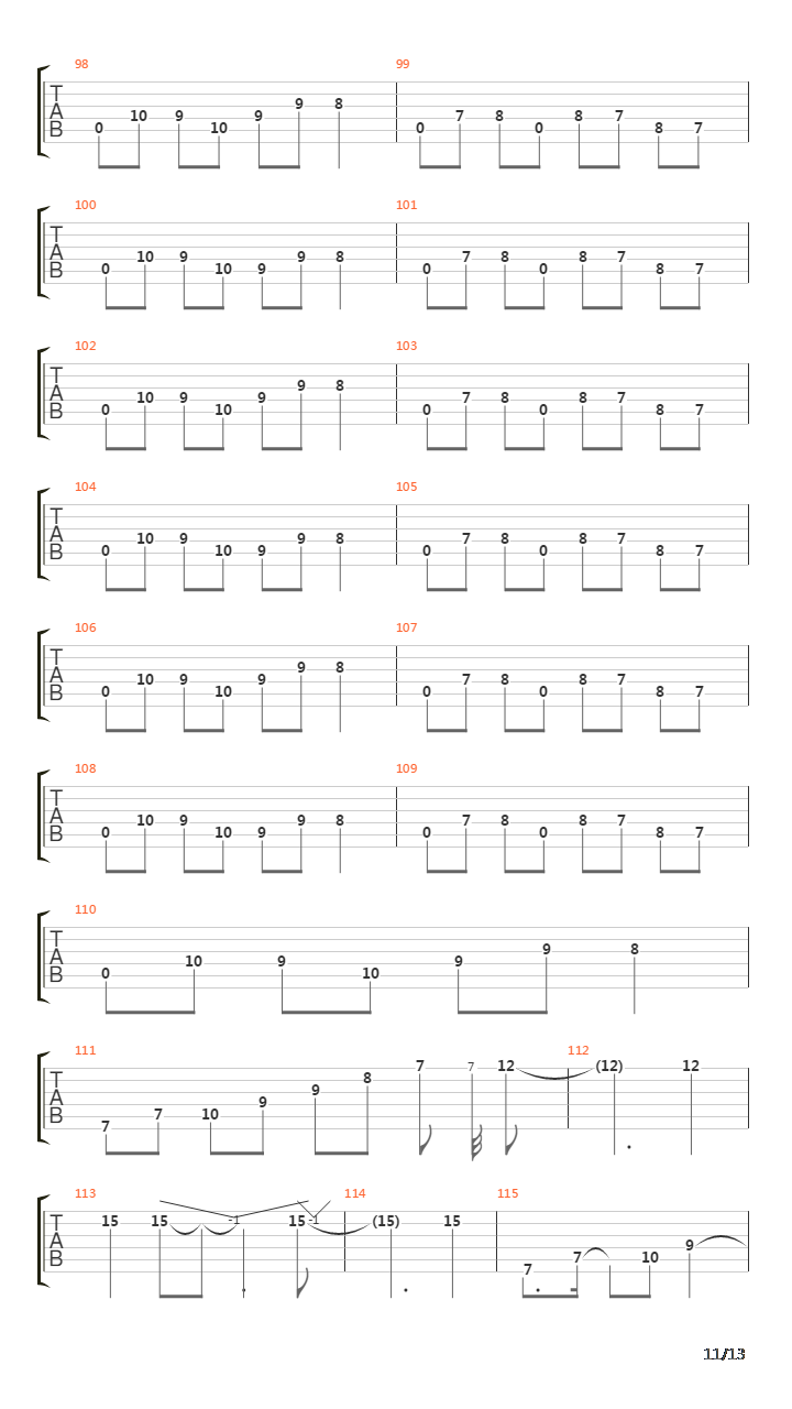 Ghosts Of War吉他谱