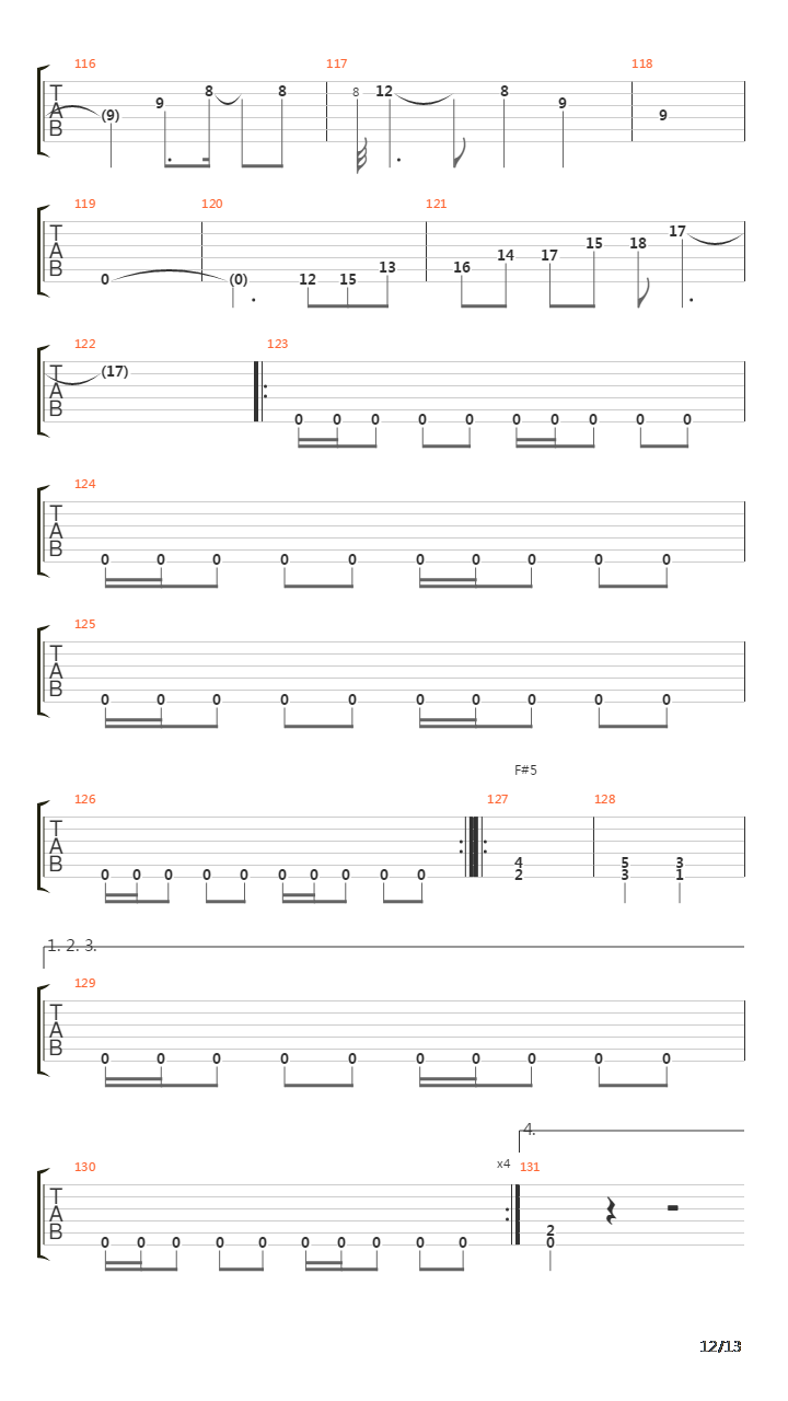 Ghosts Of War吉他谱