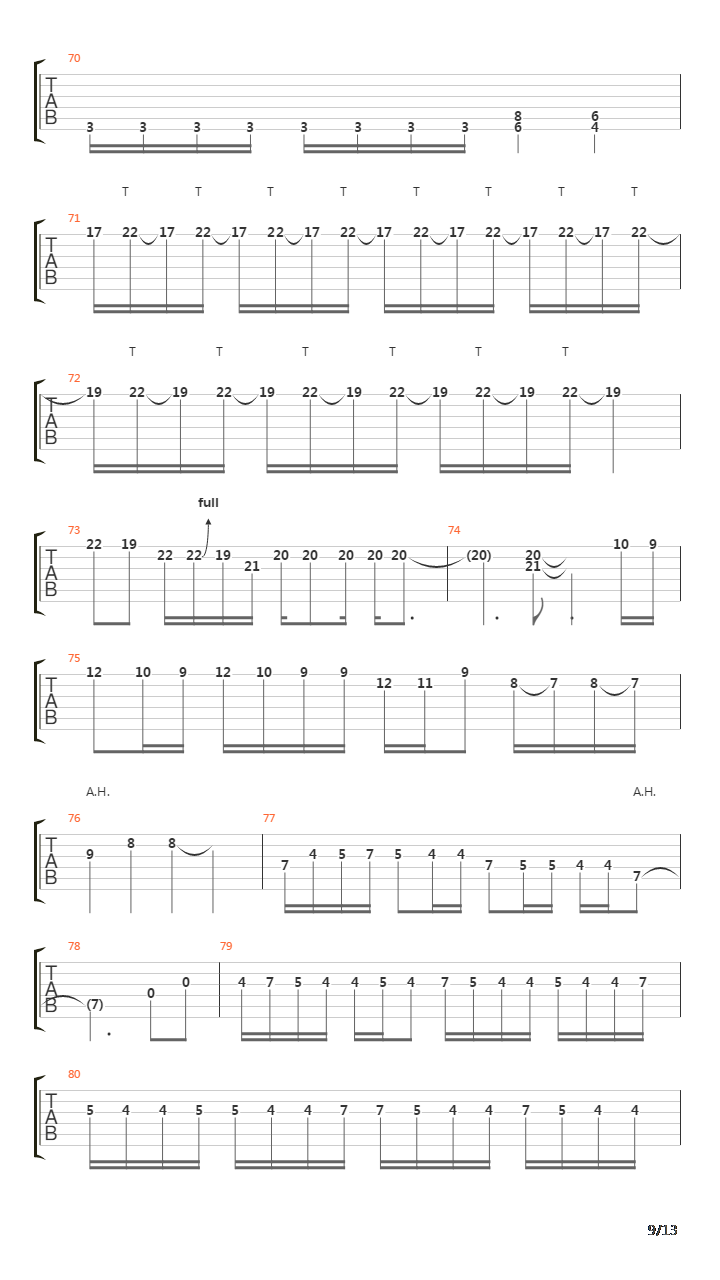 Ghosts Of War吉他谱