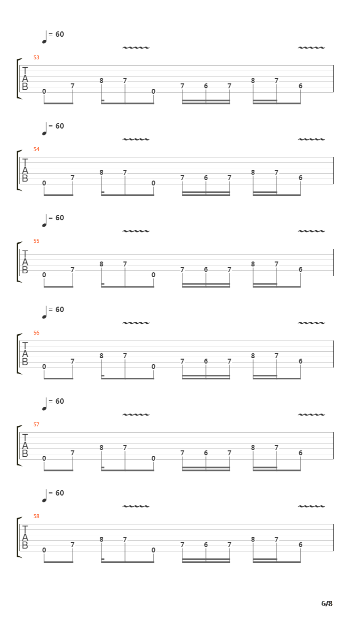 Here Comes The Pain吉他谱