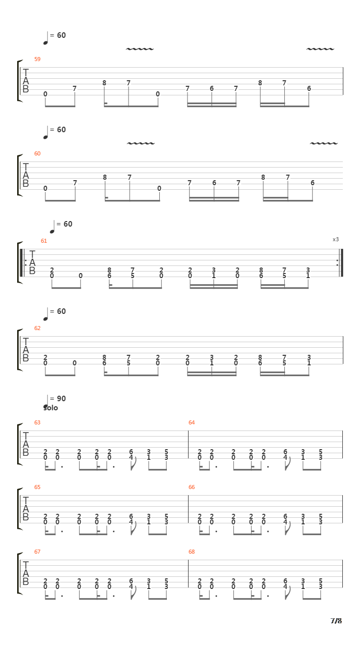 Here Comes The Pain吉他谱