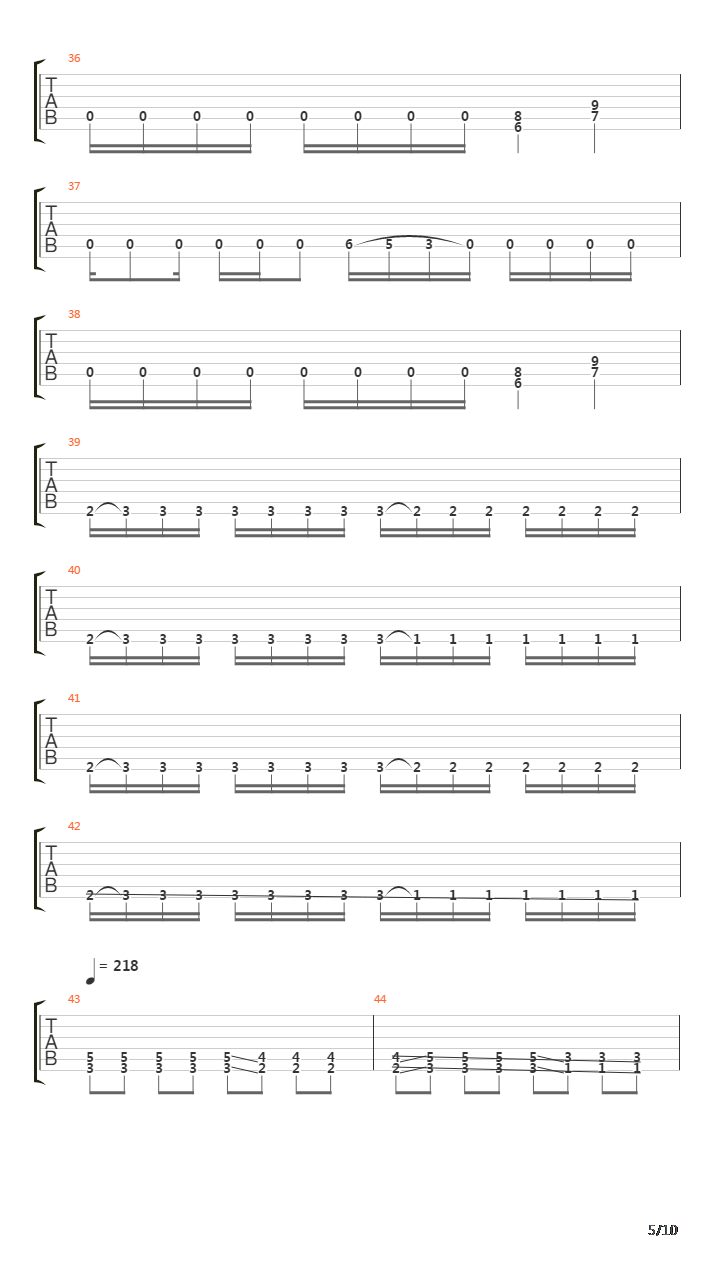 Necrophobic吉他谱