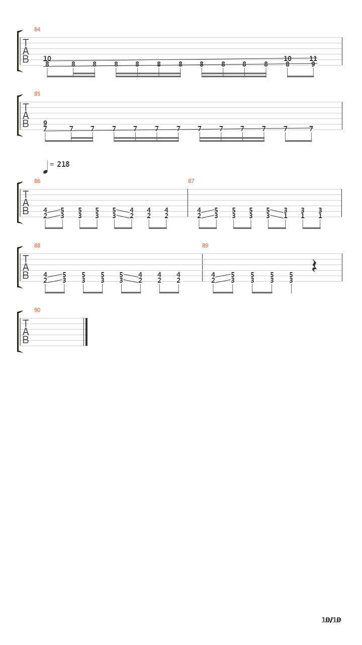 Necrophobic吉他谱