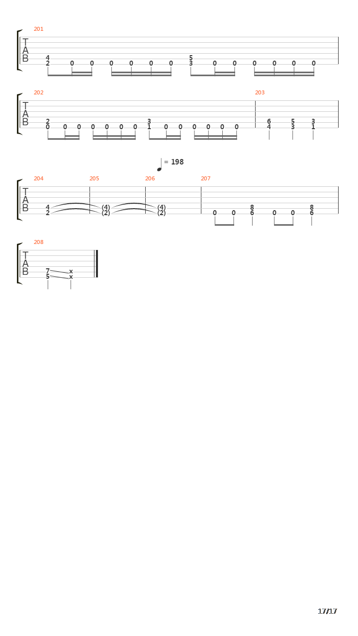 Point吉他谱