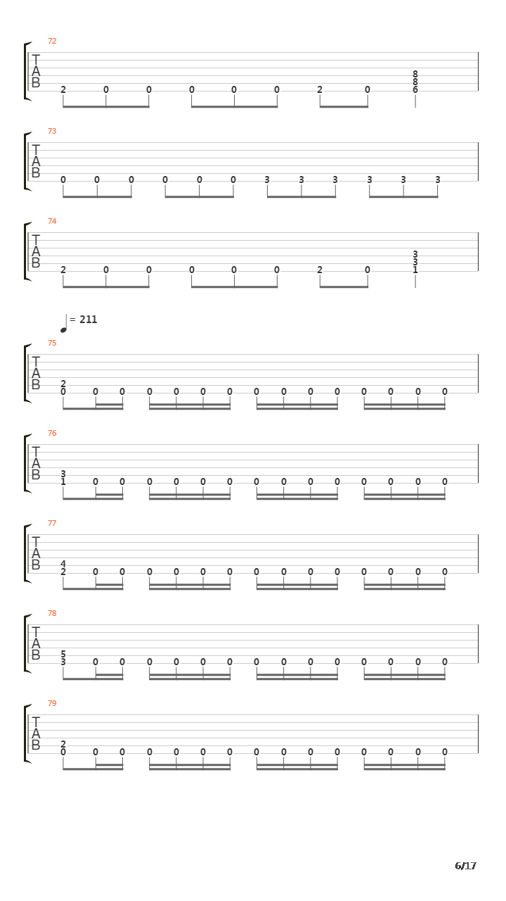 Point吉他谱