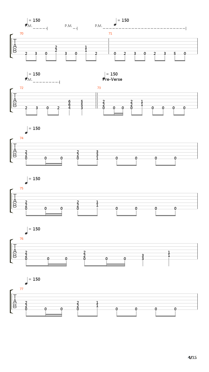 Seasons In The Abyss吉他谱
