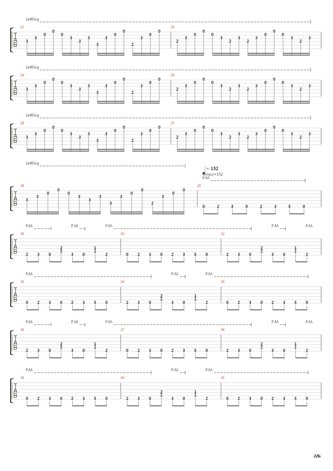 Seasons In The Abyss吉他谱