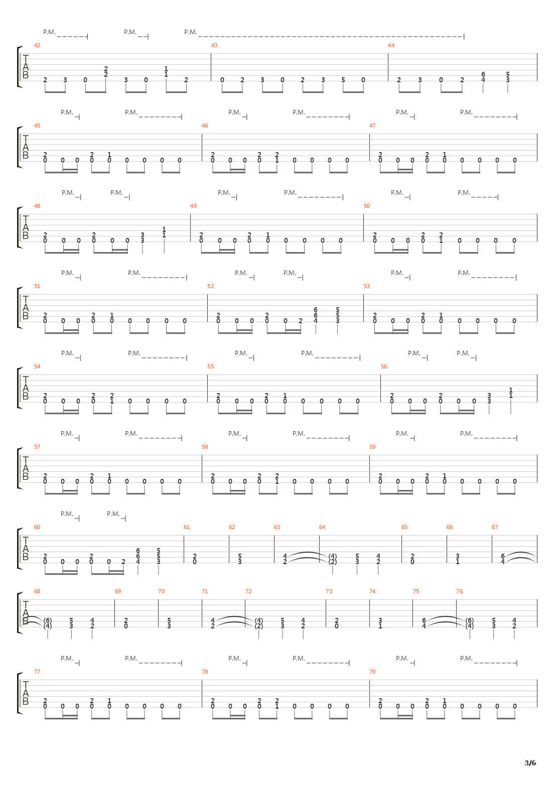 Seasons In The Abyss吉他谱