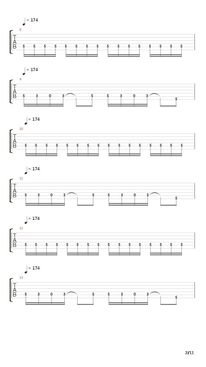 The Final Command吉他谱