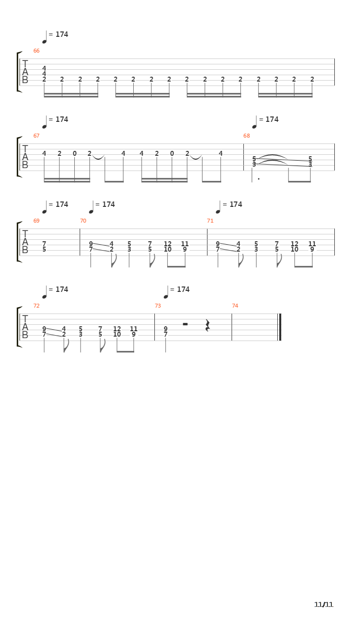 The Final Command吉他谱