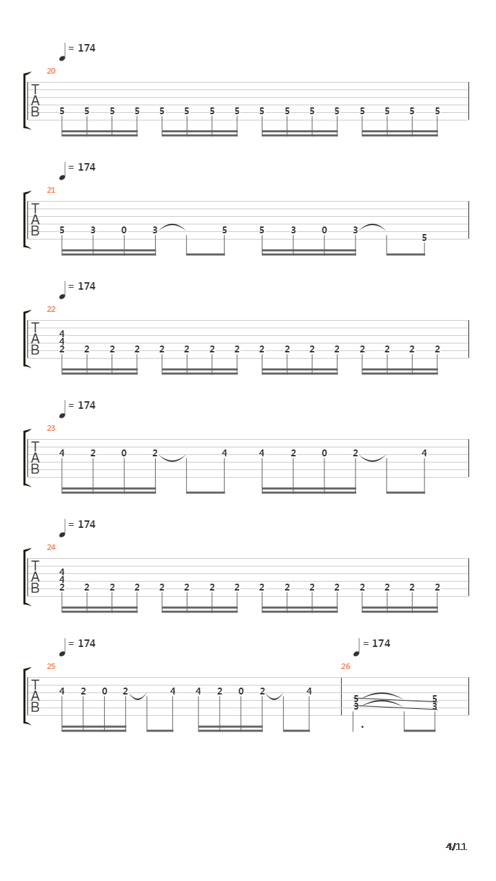 The Final Command吉他谱