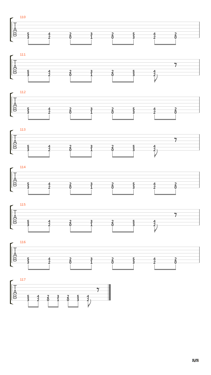 Threshold吉他谱