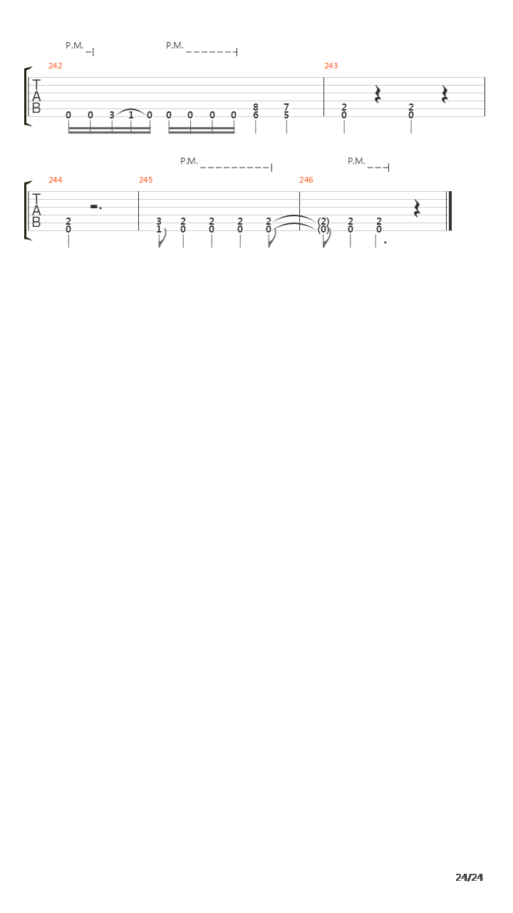 War Ensemble吉他谱