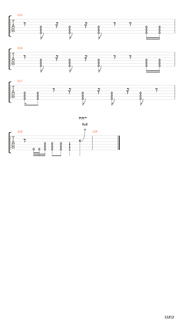 Duality吉他谱