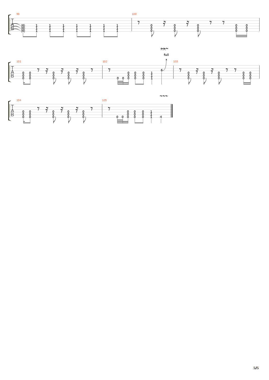 Duality吉他谱