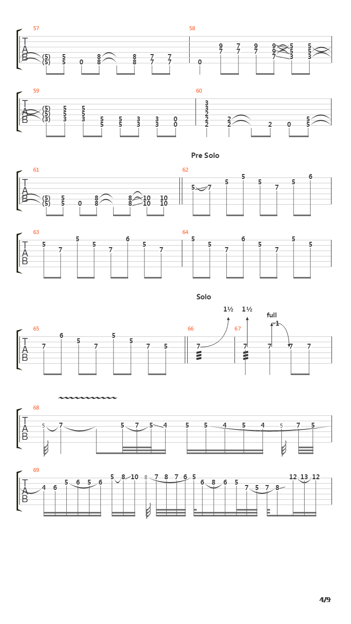 Gehenna吉他谱