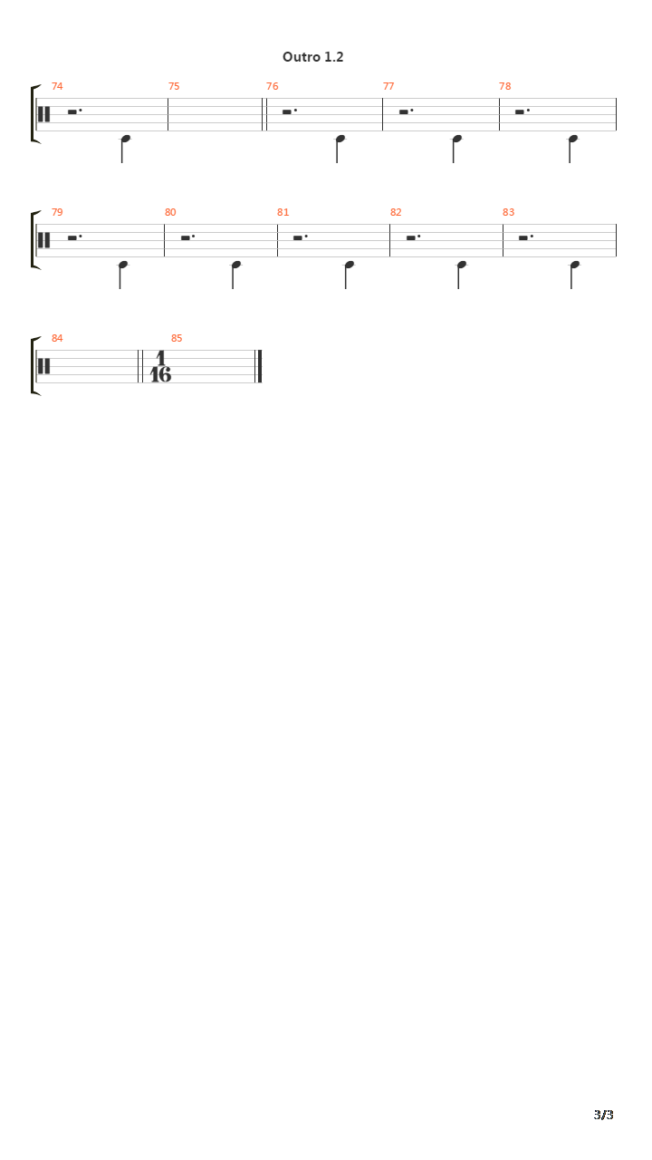 Interloper吉他谱