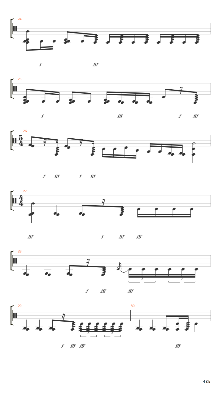 Iowa吉他谱