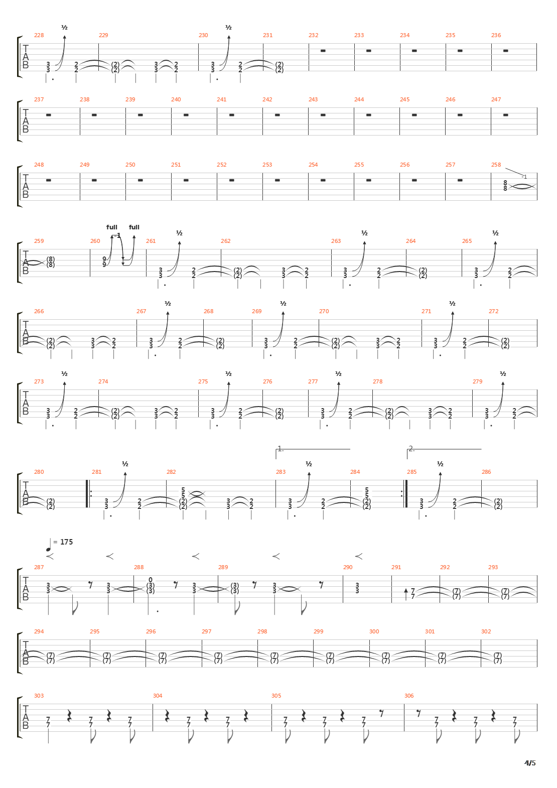 Iowa吉他谱