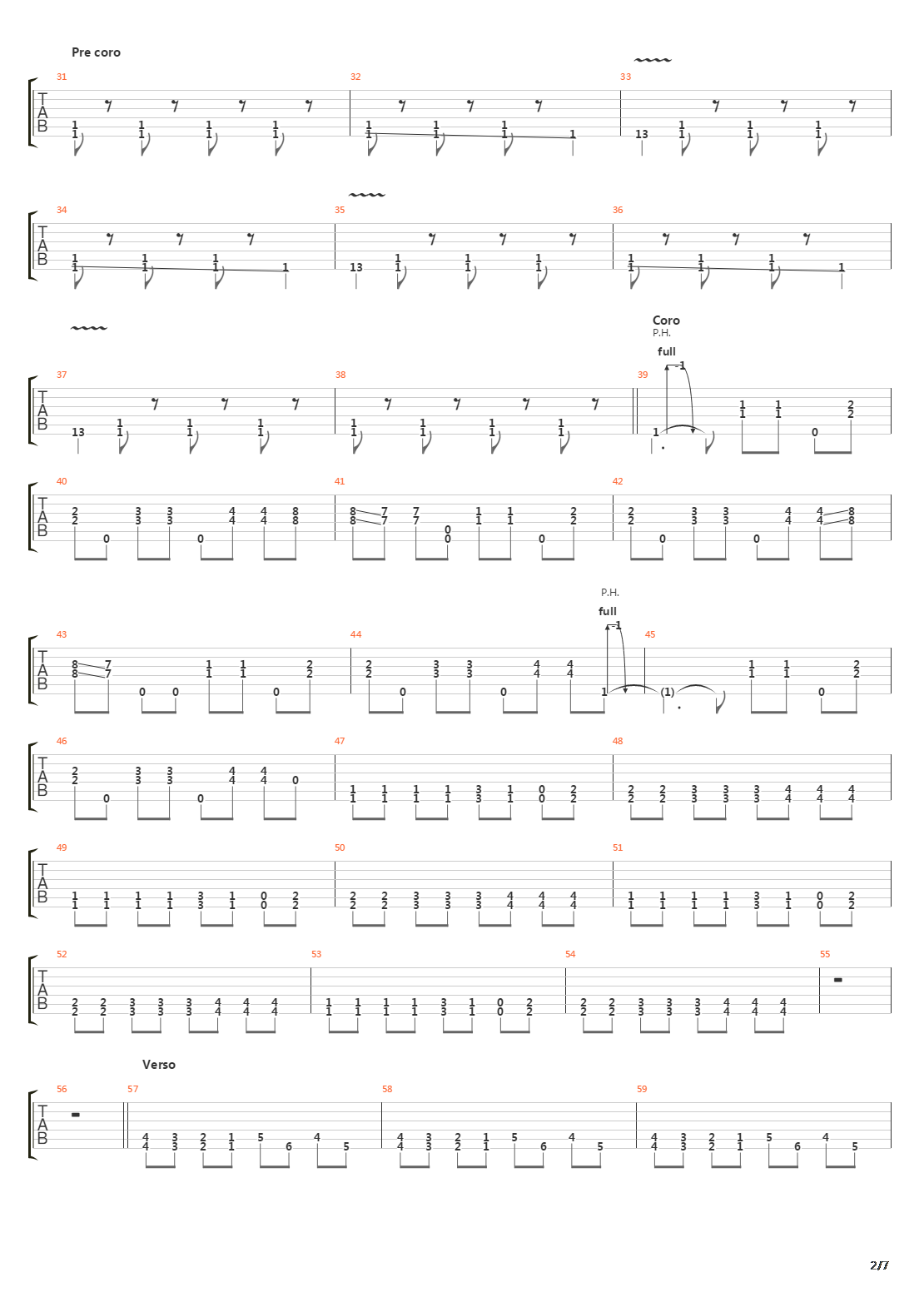 Metabolic吉他谱