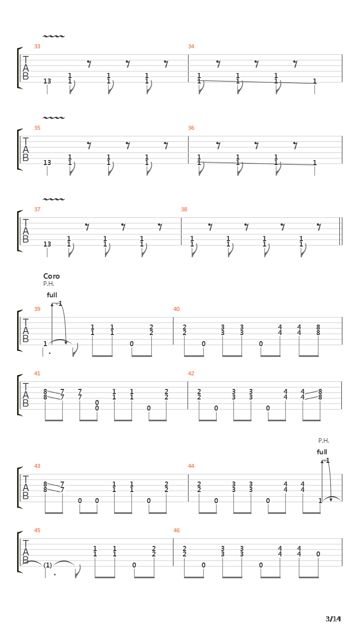 Metabolic吉他谱