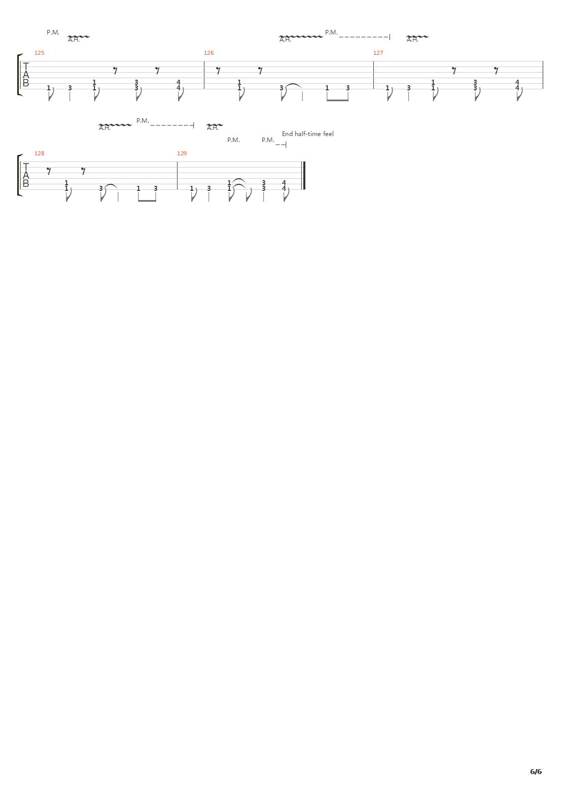 Pulse Of The Maggots吉他谱