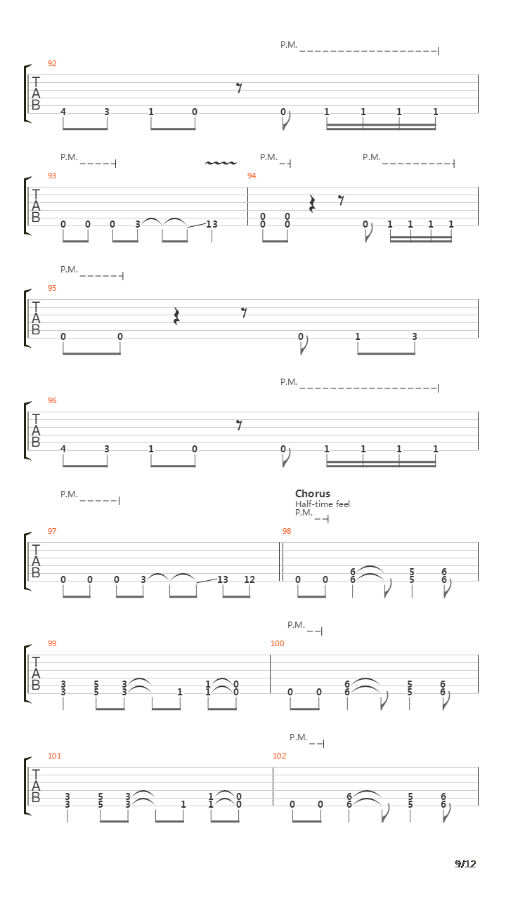 Pulse Of The Maggots吉他谱